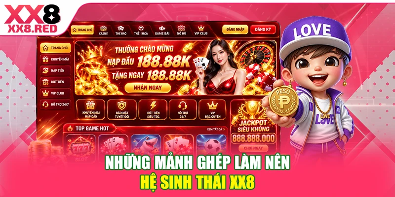 Những mảnh ghép làm nên hệ sinh thái XX8